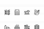 Autumn Harvest Line Icons, an Icon by IconBunny (Thumbnail 2 of 2)