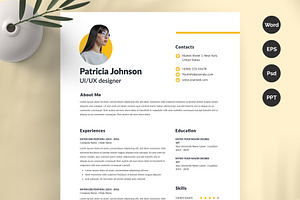 Modern Resume Template CV