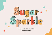 Sugar Sparkle - Fun Handwritten Font, a Sans Serif Font by Flawless And Co (Thumbnail 1 of 10)