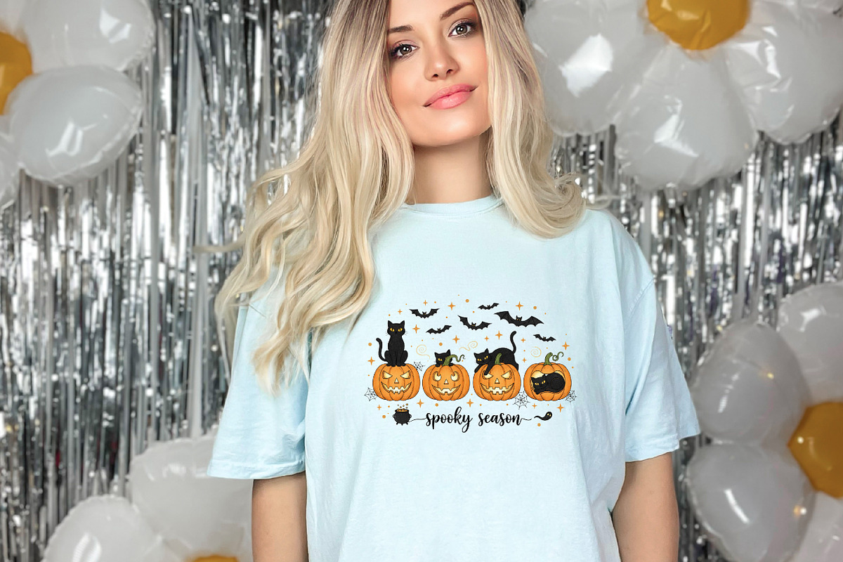 Spooky Season PNG Halloween Pumpkin, an Illustration by designcity5 (Photo 2 of 8)