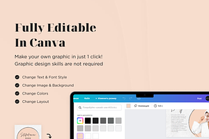 Instagram Beauty Canva Template