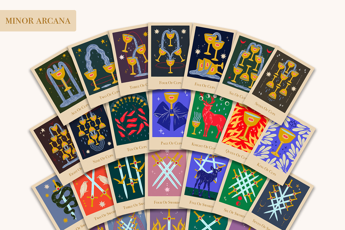Tarot Cards - Major & Minor Arcana, an Object Graphic by Alina Sh (Photo 3 of 6)