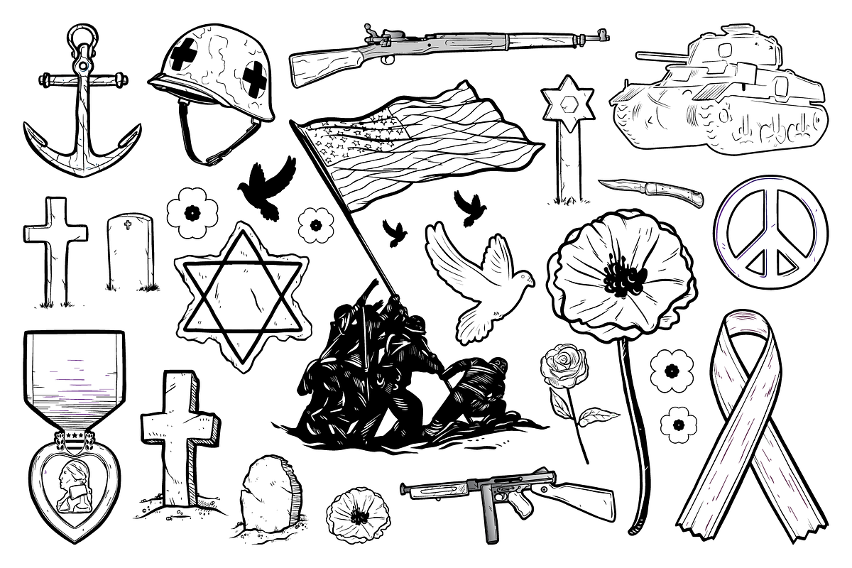War and Peace Vector Pack, an Illustration by Vectory by BSC (Photo 3 of 3)