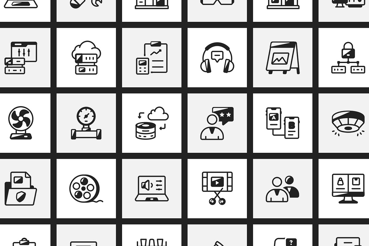 Animated Startup Icons Art Set, a Solid Icon by Prosymbols (Photo 3 of 4)