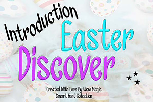 Easter Discover, a Handwritten Font by Wow Magic