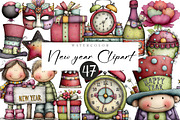 New year clip-art, an Illustration by CreationArt (Thumbnail 1 of 5)