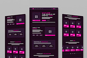 Landing Page Wireframe Template, a Wireframe Template by MightyDesign (Thumbnail 1 of 9)