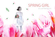 Spring Girl, a Person Illustration by Knysh Ksenya (Thumbnail 7 of 8)