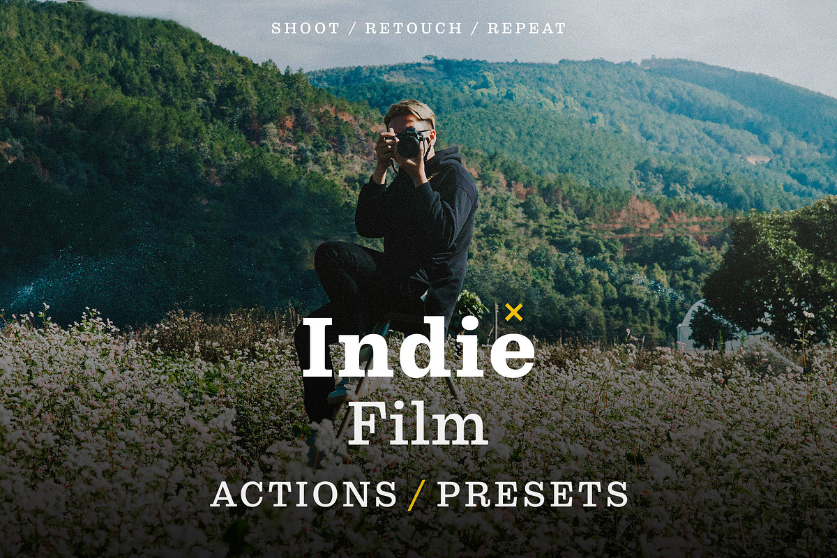 Indie Film - Actions and Presets, a Preset Add-On by Hydrozi Presets (Photo 1 of 12)