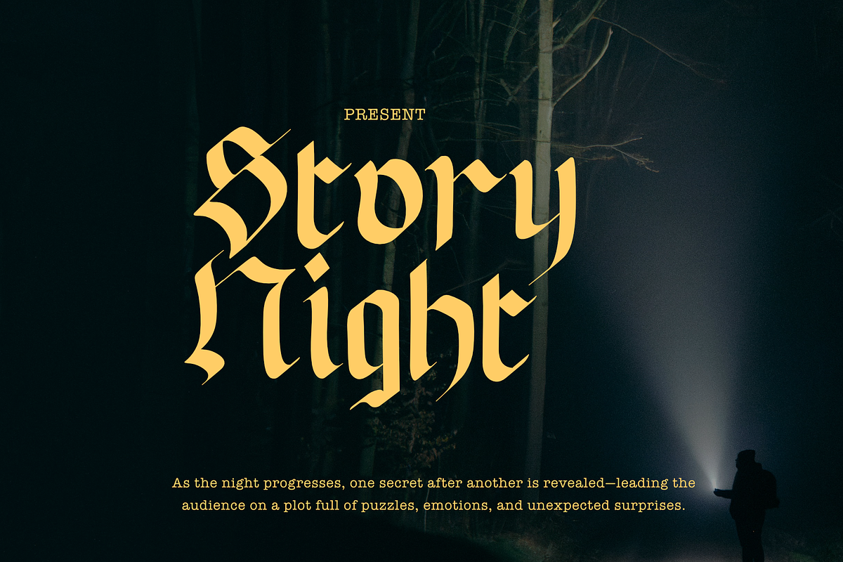 Black Sultanah Blackletter font, a Blackletter Font by WAP (Photo 2 of 4)