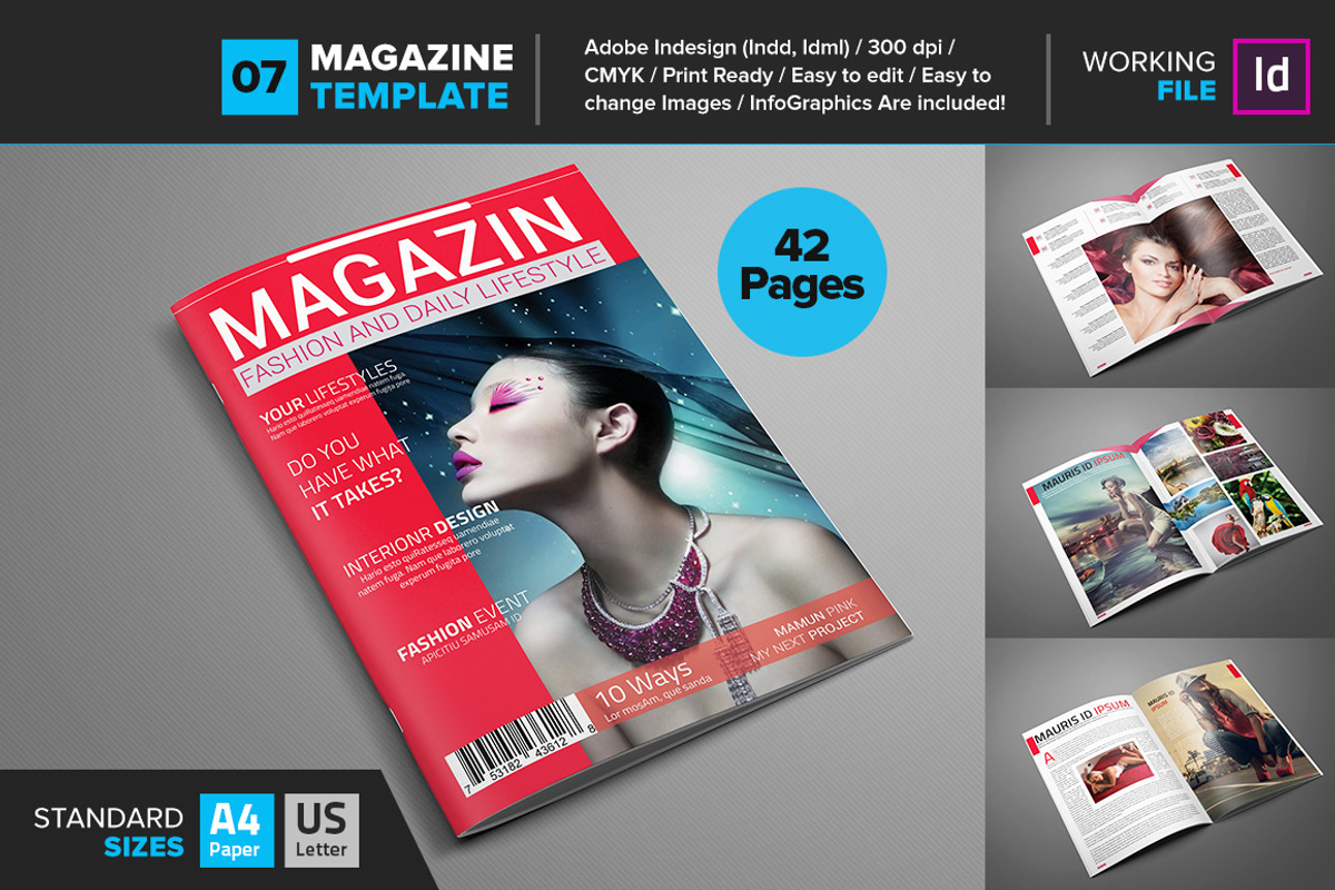 Magazine Bundle_10 Template_V01, a Magazine Template by Layout Design