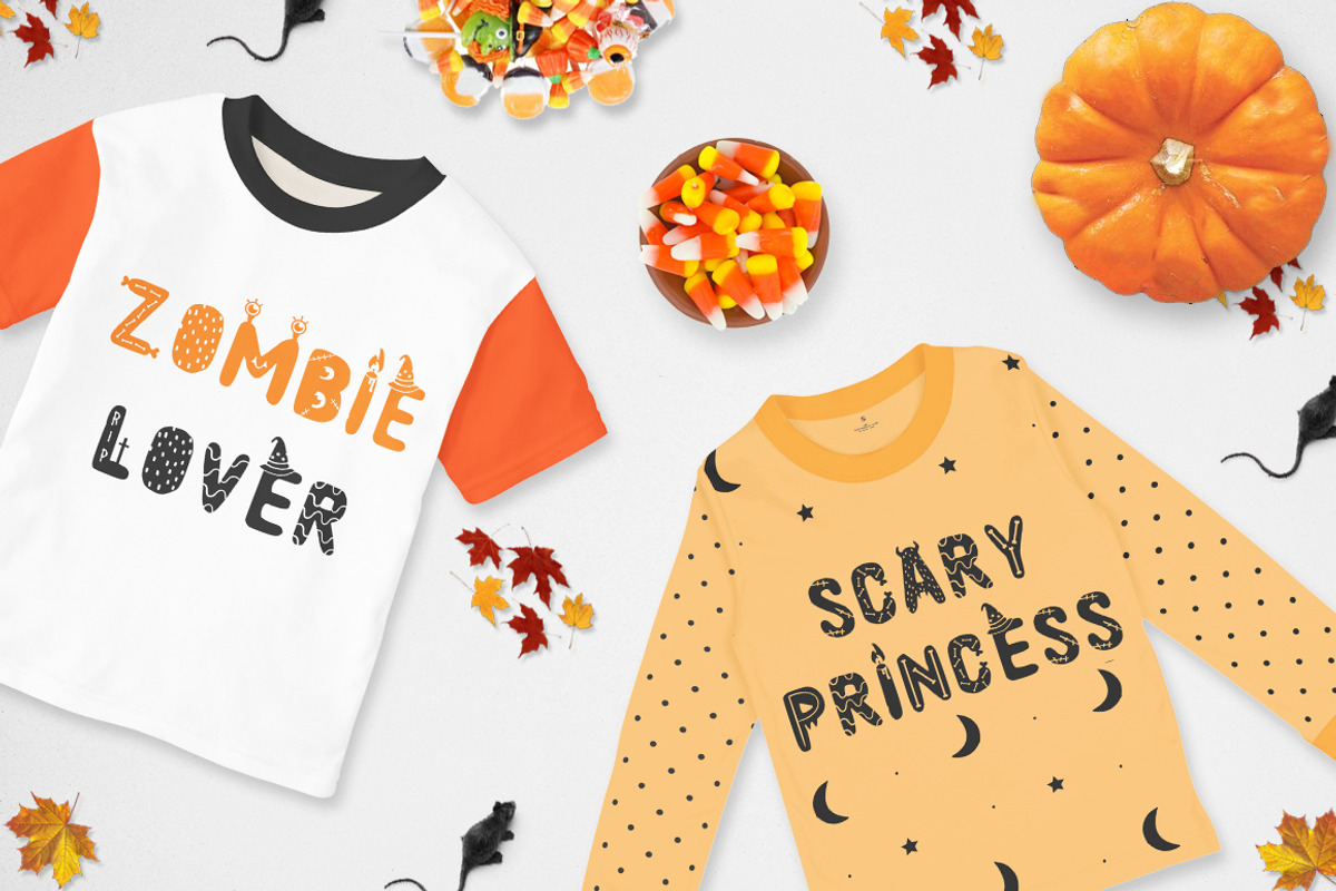 Spooky font + EXTRAS! preview 5