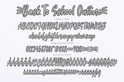 Back To School - Outline & Inline, a Handwritten Font by NJ Studio (Thumbnail 8 of 10)