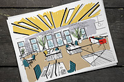 Coworking, open space, workspace, a Work Illustration by Good Studio (Thumbnail 3 of 4)