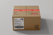 Shipping Box Mockup Kit, a Packaging Mockup by Catkie - Digital Art (Thumbnail 8 of 10)