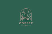 Coffee Shop Logo Morning Cafe Bean, a Branding & Logo Template by Signatoro (Thumbnail 1 of 2)