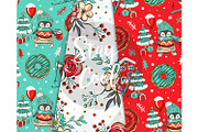 Winter digital paper, Christmas, a Pattern Graphic by Collart Studio (Thumbnail 6 of 9)