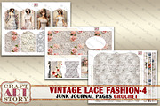 Lace fashion Junk Journal Kit part 4, a Person Illustration by CraftArtStory (Thumbnail 5 of 6)