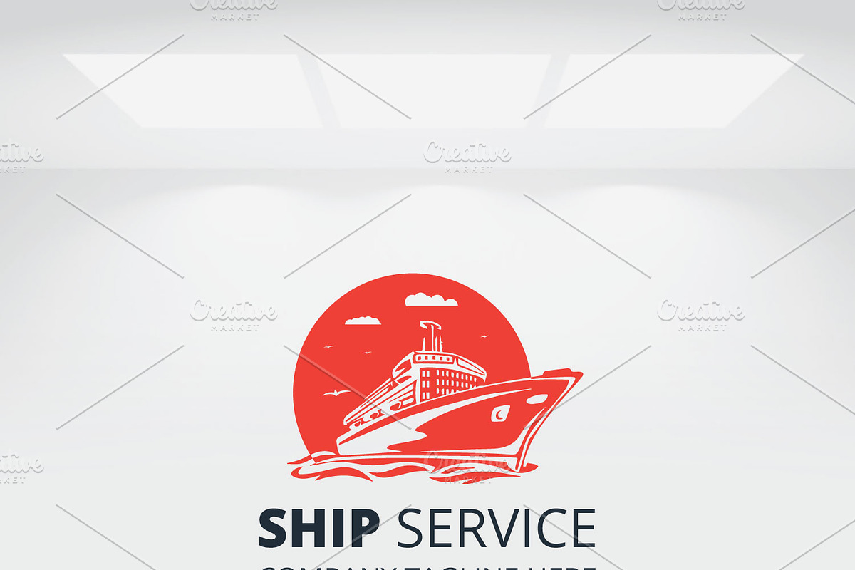 SHIP SERVICE LOGO, a Branding & Logo Template by Design_Creator (Photo 1 of 2)