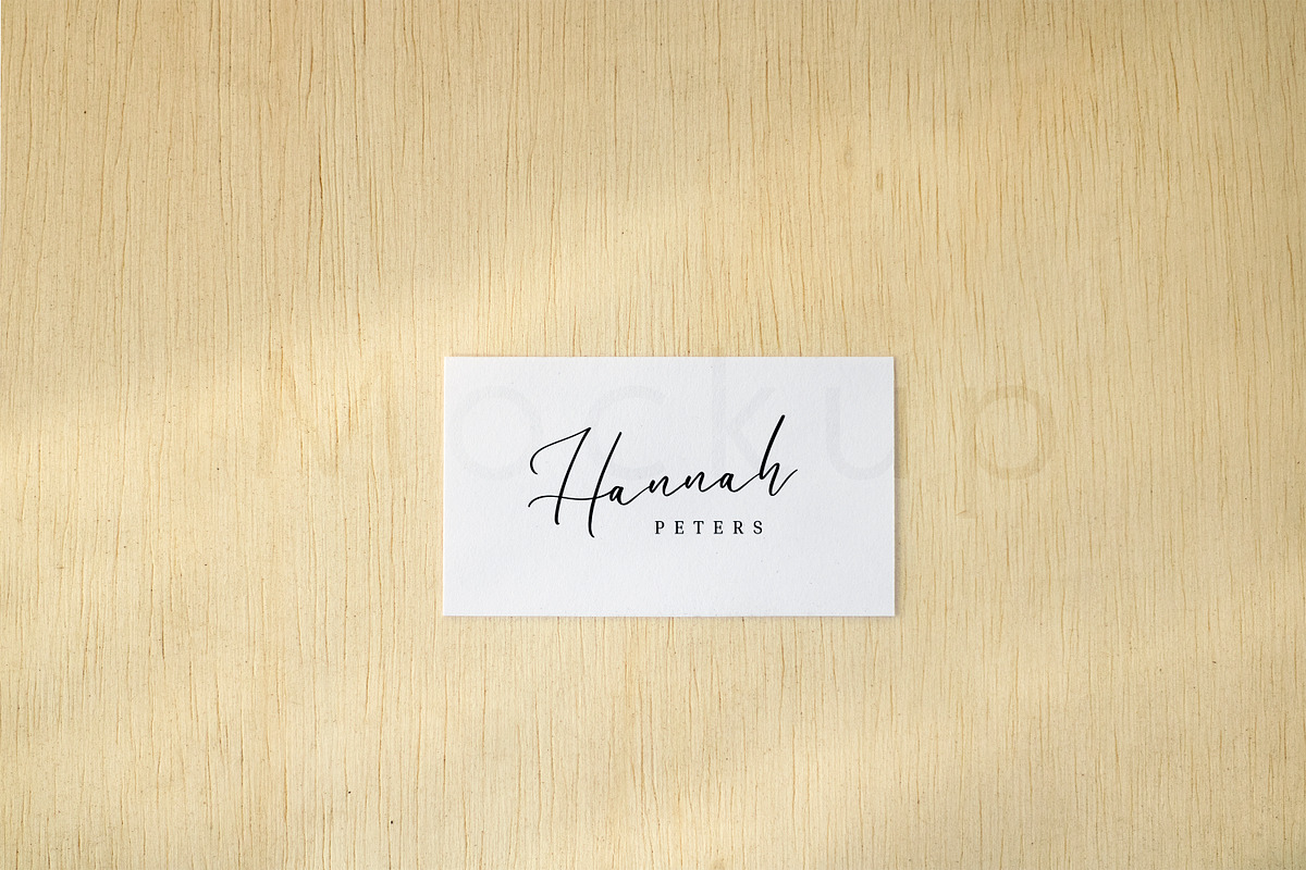 Simple 2x3.5 Place Card Mockup, a Print Template by ILLONA GRAPHICS (Photo 6 of 6)