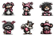 Whimsical Easter Animal Clipart, an Illustration by CreationArt (Thumbnail 3 of 5)