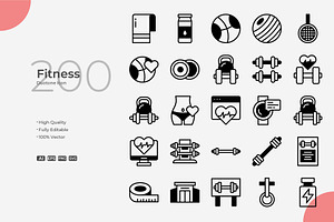 Fitness Duotone Icons, a Duotone Icon by Bloodline
