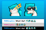 Snorlax Twitch Emote – Pokemon Emote, an Illustration by FNR Graphics (Thumbnail 2 of 6)