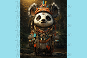 Cute Cartoon Shaman Animals, a Wallpaper Graphic by Whiskey Bee Boutique (Thumbnail 14 of 21)