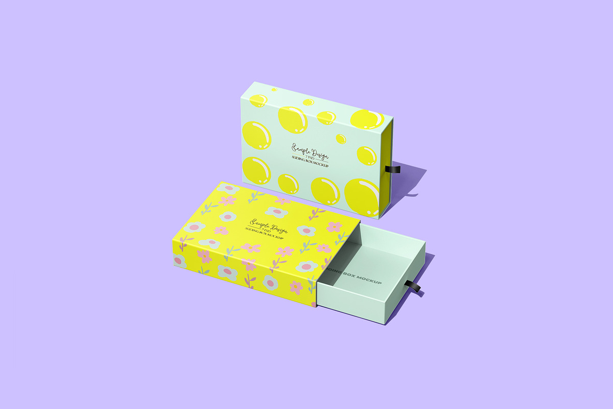 Slim Rectangular Drawer Box Mockup, a Packaging Mockup by Sheikhadesign (Photo 11 of 12)