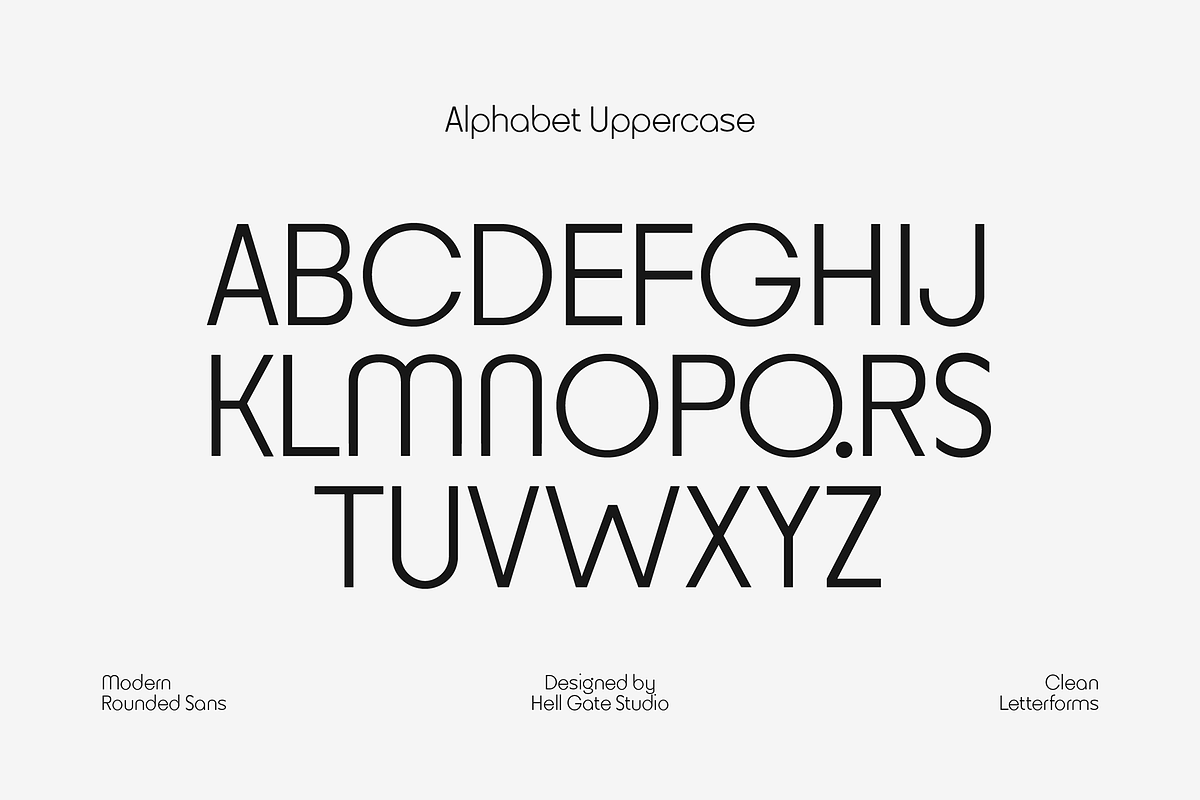 Cregmo Modern Rounded Font, a Sans Serif Font by GRVS Studio (Photo 2 of 7)