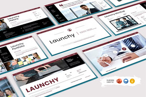Launchy Presentation Template, a Presentation Template by Analogous Temp