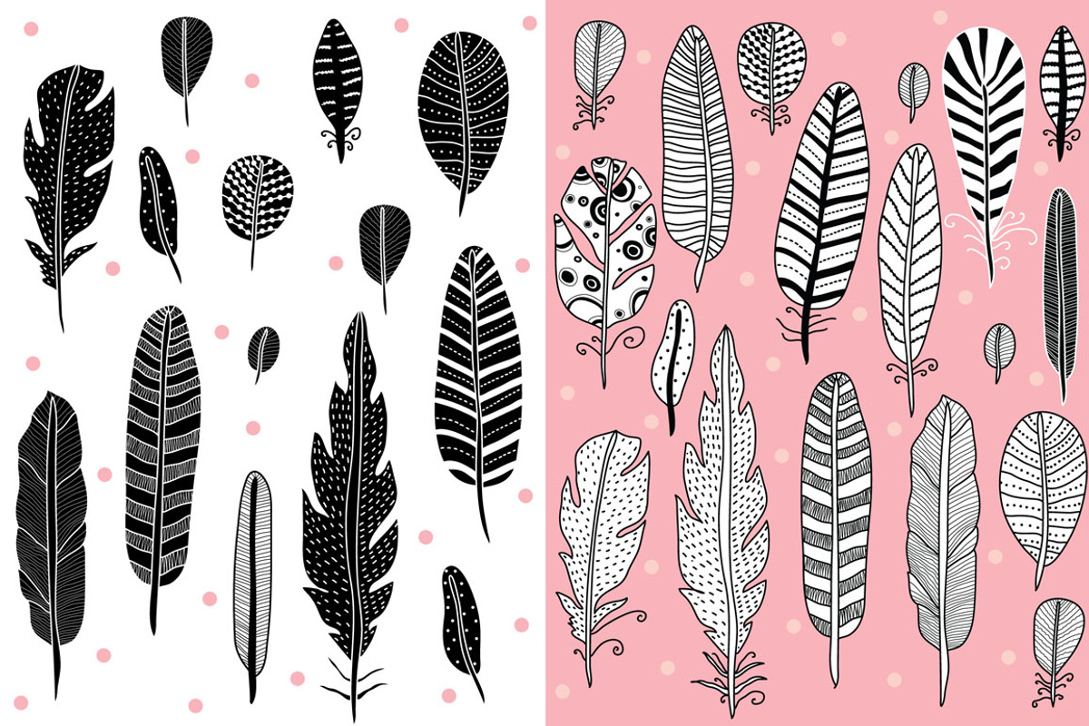 Colorful feathers. preview 3