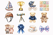 Watercolor Classic Baby Clipart, an Illustration by Design Market (Thumbnail 4 of 5)