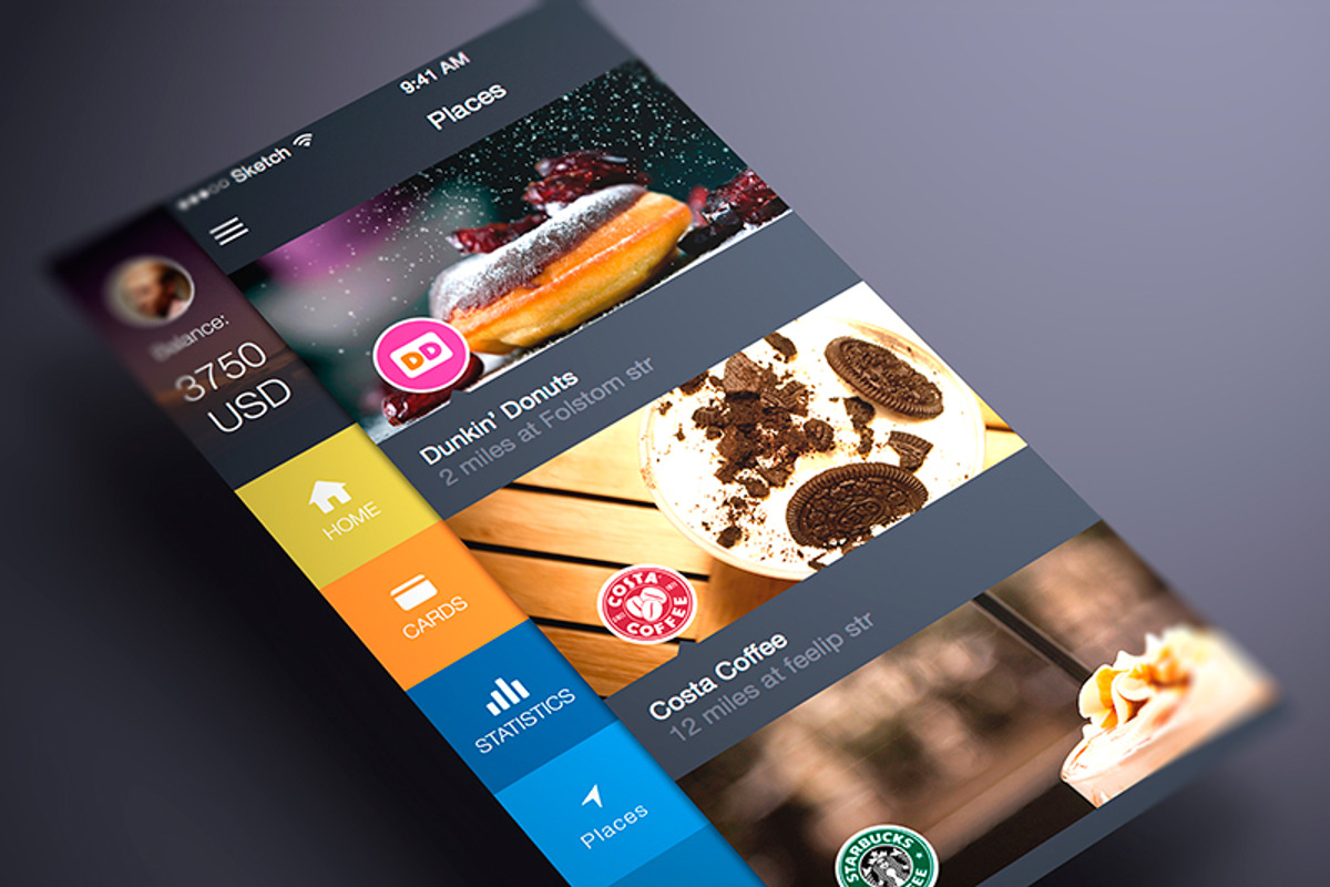 Finance App UI, an App Template by ALEX BENDER UI STORE (Photo 3 of 5)