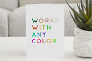 7 Holographic Photoshop Styles preview 3