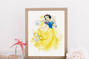 Princess Snow White Watercolor Art, a Person Illustration by Designbudy (Thumbnail 1 of 7)