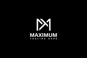 Logo design letters M and T