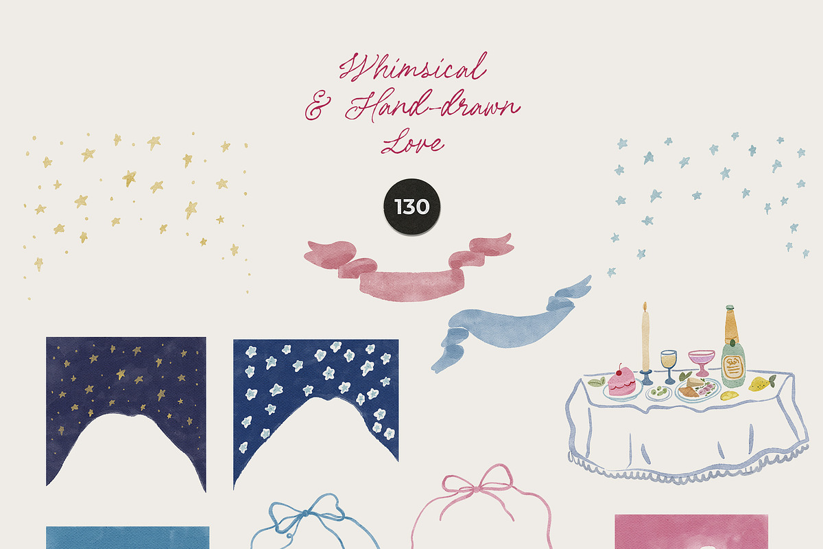 Whimsical & Hand-Drawn Love, an Object Graphic by Lana Elanor (Photo 7 of 11)