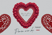 Paramour: Lace Valentine Collage Kit, an Object Graphic by Purple (Thumbnail 13 of 14)