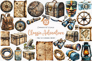 Classic Adventure ClipArt PNG, an Illustration by SinaCreation (Thumbnail 1 of 10)