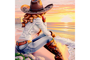 Custom art, Cowgirl bundle, a Social Media Template by Boho Pixel Dust (Thumbnail 2 of 10)