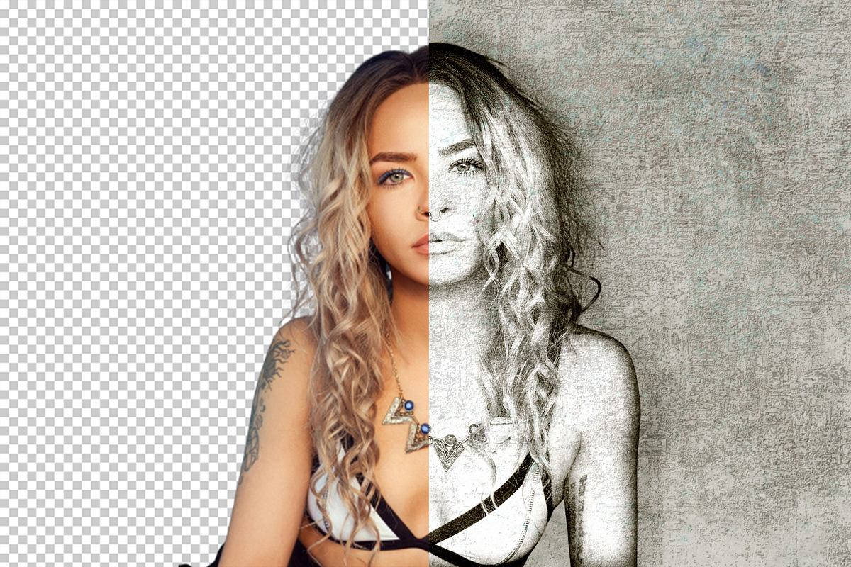 Grunge Effect Photoshop, an Action Add-On by liptouse (Photo 5 of 7)