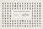 100 Architectural Door Illustrations, an Object Illustration by KetteCreate (Thumbnail 2 of 14)