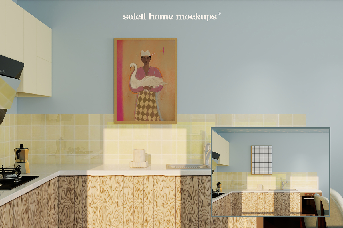 VALERYA | Kitchen Frame Mockup Set, a Household Mockup by SoleilHomeMockups (Photo 4 of 11)