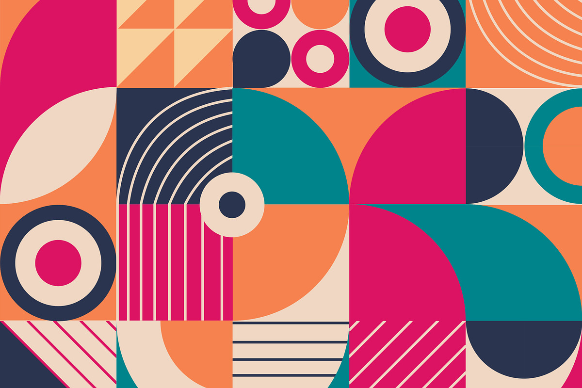 Abstract vector geometric background, a Pattern Graphic by Getalo Viktoriia (Photo 8 of 13)