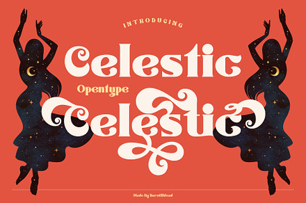 Celestic, a Font by Burntilldead