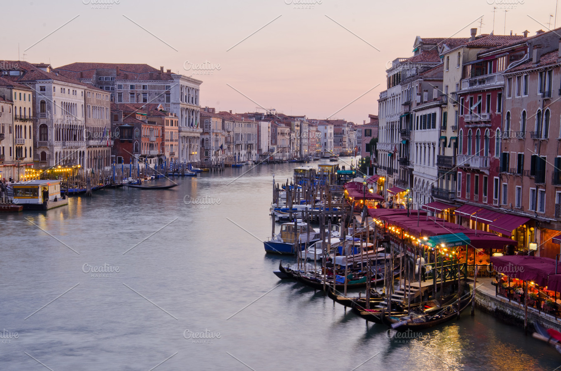 Sunset at venice stock photo containing sunset and twilight, an Architecture Photo by Arzt Win Studio