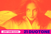21 Duotone Effects, an Action Add-On by PSD Action (Thumbnail 3 of 22)