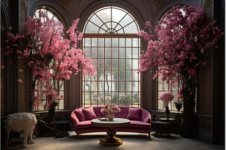 Radiant Flowers glamorous interior, an Arts & Entertainment Photo by Ylivdesign