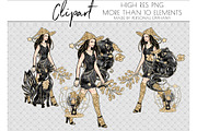 halloween witch clip art, pumpkin, an Illustration by Personal Epiphany (Thumbnail 3 of 5)